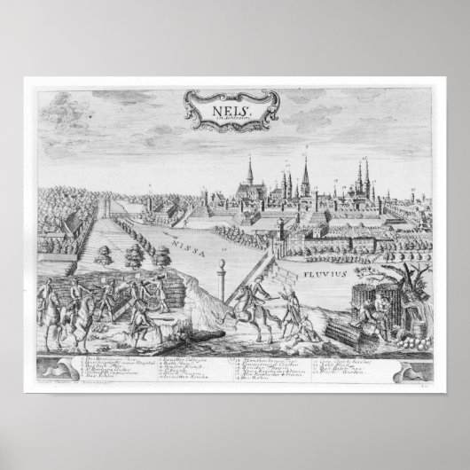 プロシアのフレデリック2世 ポスター (正面)