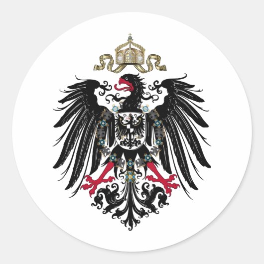 プロシアのワシ ラウンドシール (正面)