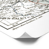 プロシアの地図 ポスター (角)