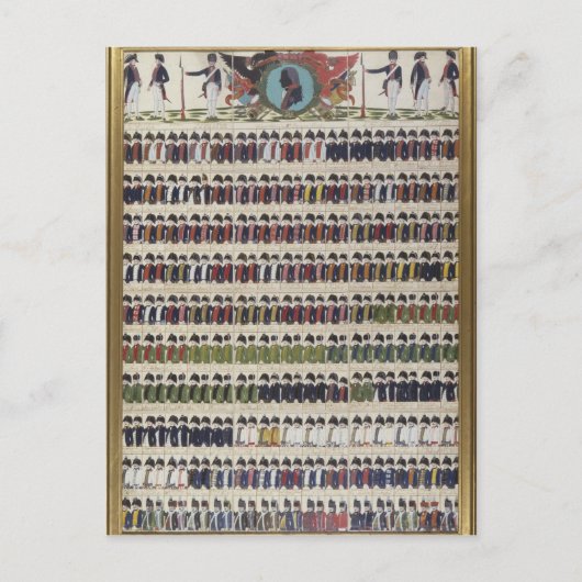 プロシアの新しい統一デザイン王室の。 ポストカード (正面)