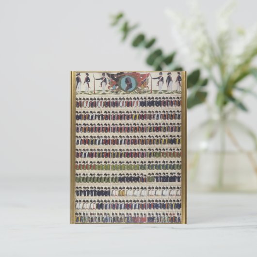 プロシアの新しい統一デザイン王室の。 ポストカード (スタンド正面)