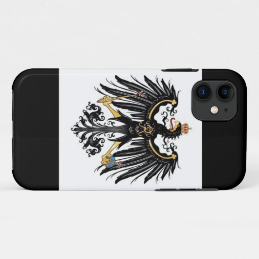 プロシアの旗 Case-Mate iPhoneケース (裏面(横))