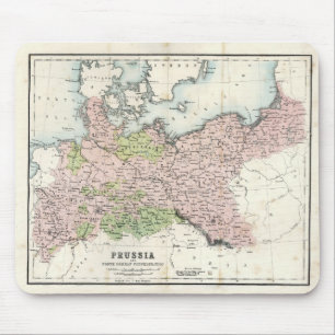 プロシアの旧式な地図 マウスパッド