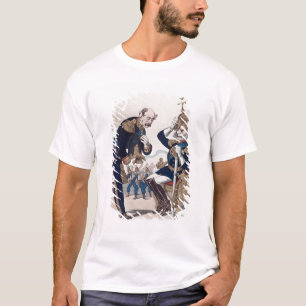 プロシアのKaiserウィルヘルムの風刺漫画 Tシャツ