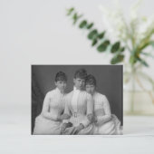 プロシアプリンセス:ソフィー、ビクトリア、マーガレット ポストカード (スタンド正面)