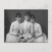 プロシアプリンセス:ソフィー、ビクトリア、マーガレット ポストカード (正面)