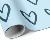 プロシアンブルーオンライトブルー ラッピングペーパー (ロールコーナー)