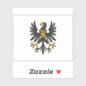 プロシア公国国旗（1525年～1701年） シール (シート)