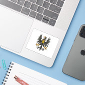 プロシア公国国旗（1525年～1701年） シール (ノートパソコンとiPhone)