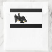 プロシア国旗の無料州 長方形シール (バッグ)