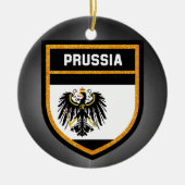 プロシア国旗 セラミックオーナメント (正面)