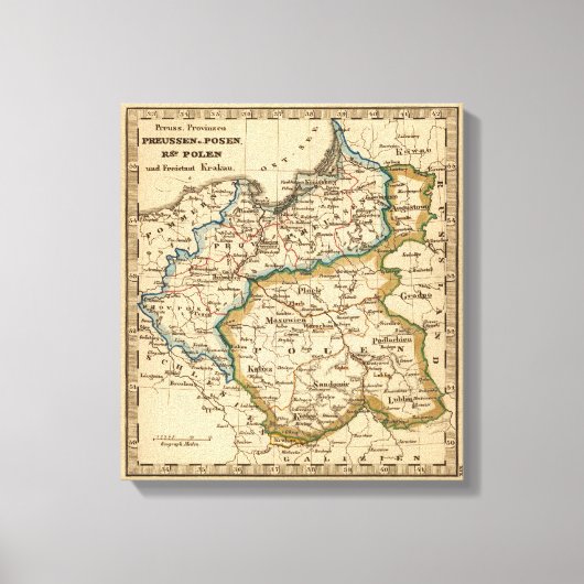 プロシア帝国 キャンバスプリント (正面)