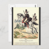 プロシア騎兵 ポストカード (正面/裏面)