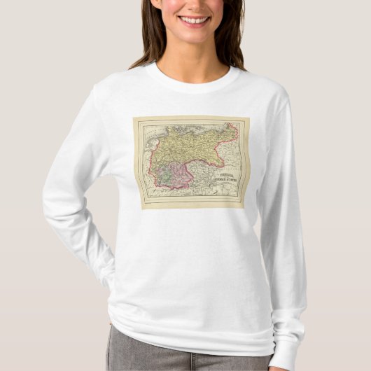 プロシア、ドイツの州 Tシャツ (正面)
