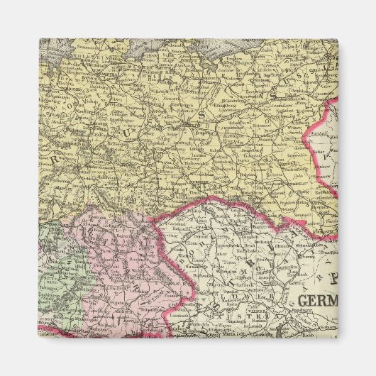 プロシア，ドイツ語州 マグネット (正面)