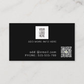 プロシンプル理容師白ハサミ 名刺 (裏面)