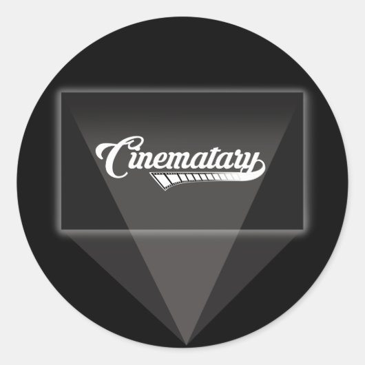 プロジェクションロゴシール ラウンドシール (正面)