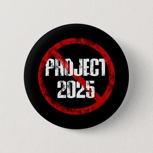 プロジェクトなし2025 1 缶バッジ (正面)