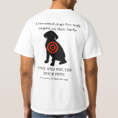 プロジェクトの牢獄2012年 Tシャツ (裏面)
