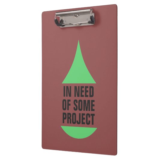 プロジェクトの緑のドロップが必要 クリップボード (左)