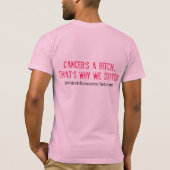 プロジェクトのChemoのかぎ針編みのロゴのワイシャツ Tシャツ (裏面)