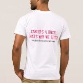 プロジェクトのChemoのかぎ針編みのロゴのワイシャツ Tシャツ (裏面)