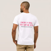 プロジェクトのChemoのかぎ針編みのロゴのワイシャツ Tシャツ (裏面フル)