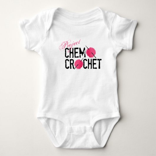 プロジェクトのChemoのかぎ針編みのロゴのワイシャツ Tシャツ (正面)