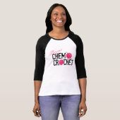 プロジェクトのChemoのかぎ針編みのロゴのワイシャツ Tシャツ (正面フル)