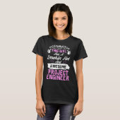 プロジェクトエンジニアエンジニアエンジニアリング学位Op Tシャツ (正面フル)