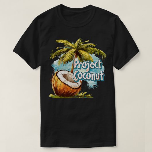 プロジェクトココナッツ Tシャツ (デザイン正面)