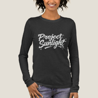 プロジェクトサンライト モチベーショナル ブラッシュスクリプト ロングスリーブ トライブレンドTシャツ