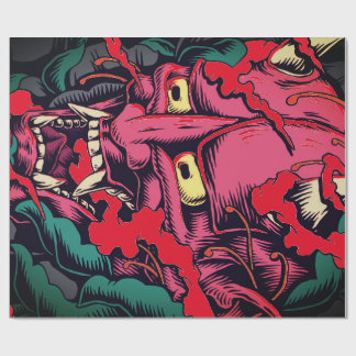 プロジェクトハロウィーンデ日本のビルラッピング紙 ラッピングペーパー