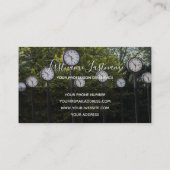 プロジェクトマネージャと管理者のディレクタ 名刺 (裏面)