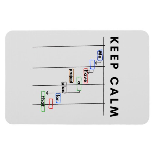 プロジェクトマネージャのガントコ保ールム マグネット (横)
