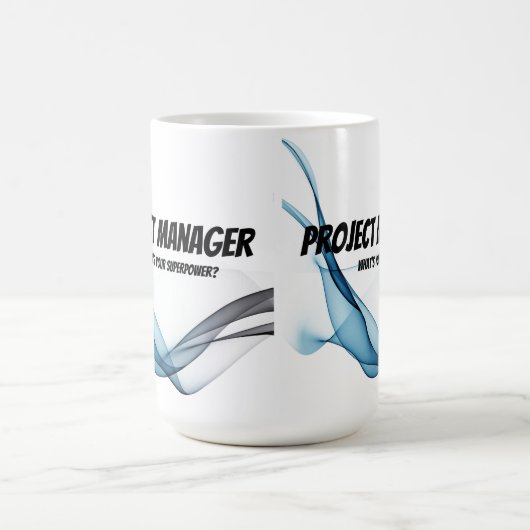 プロジェクトマネージャパワー水彩すごい色とは コーヒーマグカップ (中央)