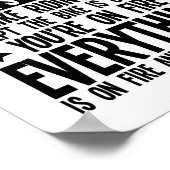 プロジェクトマネージャーになる簡単は乗るようなものだ ポスター (角)