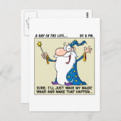 プロジェクトマネージャーに魔力があります ポストカード (正面/裏面)