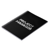 プロジェクトマネージャー産業フォントギフト ノートブック (左側)