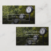 プロジェクトマネージャ、フリーランス、コンサルティングの専門家 名刺 (正面/裏面)