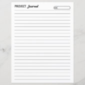 プロジェクト仕訳帳シート (正面)