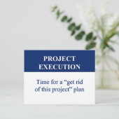 プロジェクト実行計画(2)の作成 ポストカード (スタンド正面)