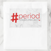 プロジェクト期間パックのステッカー – 長方形 長方形シール (バッグ)