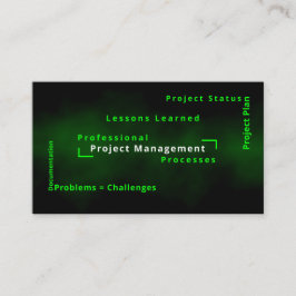 プロジェクト管理ビジネスソリューションの専門用語 名刺