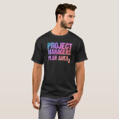 プロジェクト管理者の事前計画の図 Tシャツ (正面フル)