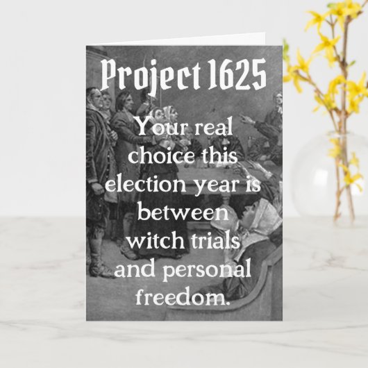 プロジェクト1625 カード (黄色い花)