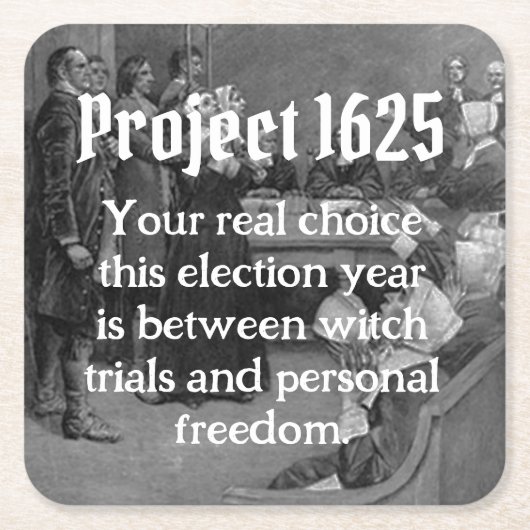 プロジェクト1625 スクエアペーパーコースター (正面)