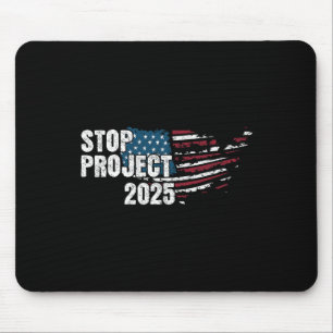 プロジェクト2025アンチトランプ米国国旗 マウスパッド