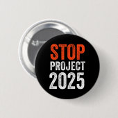 プロジェクト2025アンチトランプ 缶バッジ (正面&裏面)