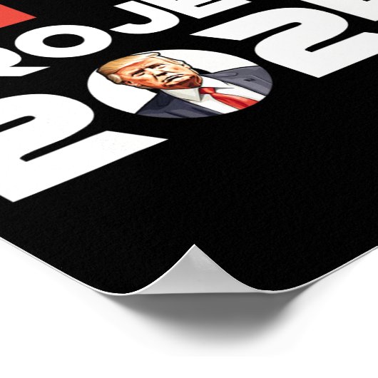 プロジェクト2025トランプのプロジェクトアンチトランプ愛国者 ポスター (角)